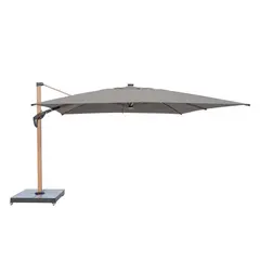 ALCAZAR - Parasol Acero inoxidable 3.93x3 metros Beige