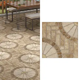 PISOFORTE - Cerámica 50x50 cm Pompeia Marron Variado 2.33 m2