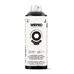 MTN - Pintura en Spray Brillante Negro 400 ml