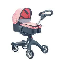 KIDSCOOL - Coche Cuna de Paseo para Muñecas Rosado Desde 18 meses