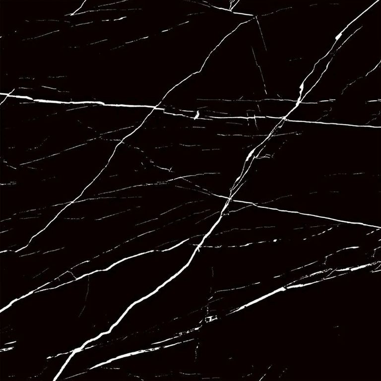 Cerámica 60x60 cm Negro Marquina Negro 1.8 m2