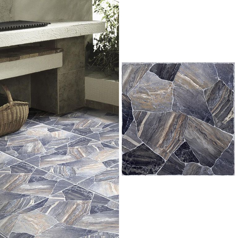 Cerámica 45x45 cm Laja Salamanca Gris 2.29 m2