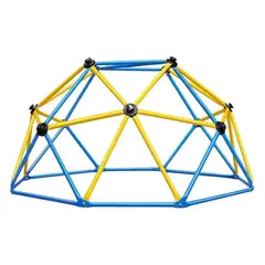 KIDSCOOL - Juego Domo de Escalada 305x152.4x305 cm Multicolor
