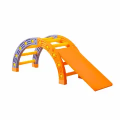 KIDSCOOL - Juego Pikler Montessori 42x64x130 cm Naranjo Desde 12 meses