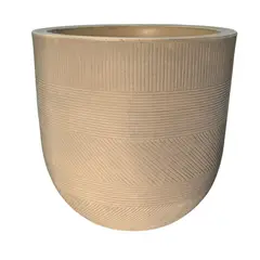POTTERY - Macetero Grande de Polietileno 40.6x39.4 cm Perla