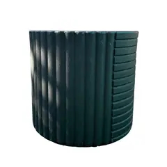 POTTERY - Macetero Grande de Polietileno 35.6x33 cm Negro