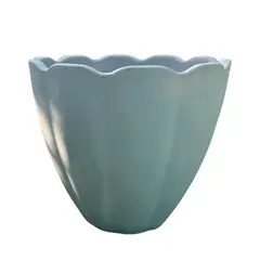 POTTERY - Macetero Grande de Polietileno 40.6x35.6 cm Gris