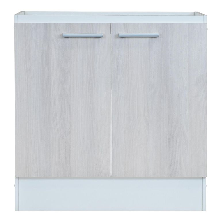 Mueble de cocina base 2 puertas 80 cm acacia arena