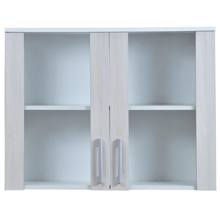 Mueble de cocina mural vidriado 2puerta 80 cm acacia