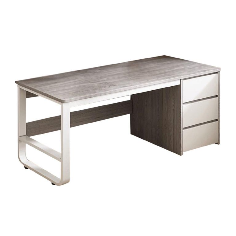 Escritorio 452231 Gris blanco 120x74.5x50 cm