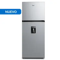 MIDEA - Refrigerador Top Freezer No Frost 407 Litros Silver MDRT580MTE50IN