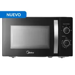 MIDEA - Microondas Análogo 20 Litros Negro MMP-20NCJ9BK