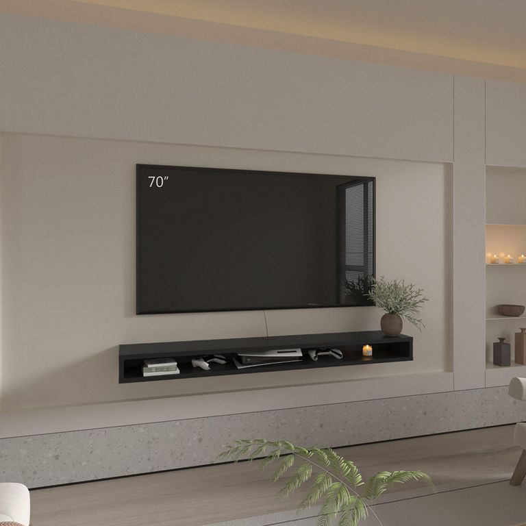 Panel TV 75 " Luft Wengue 180x15x29.6 cm