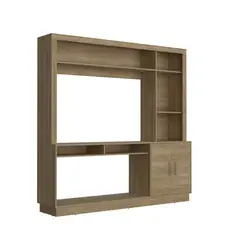 TUHOME - Estante TV 55 " Cantabria Fresno Europeo 180x180x40 cm