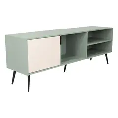 TUHOME - Rack TV 65 " Vulcan Agave / toquilla 160x58x40 cm
