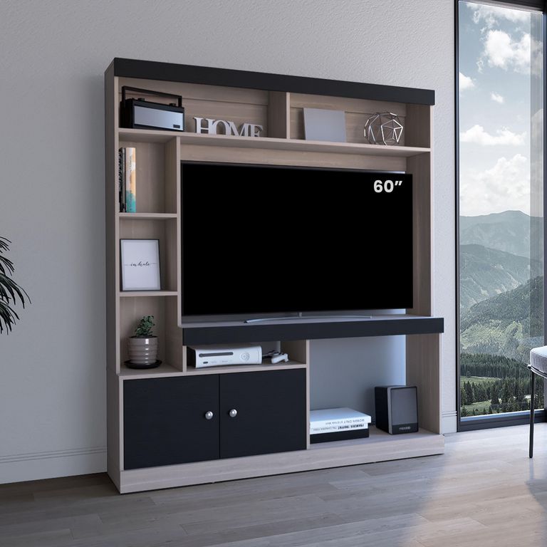 Estante TV 65" Dante 180x180.6x30.3 cm