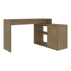 TUHOME - Escritorio en L Esquinero Axis Eco Fresno 125x71x90 cm