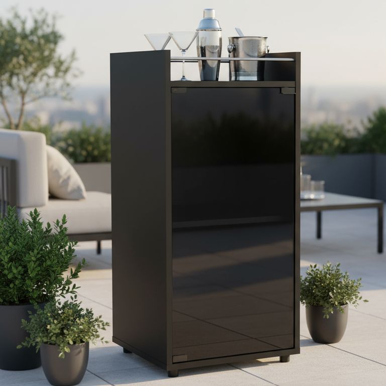 Bar Bajo Theba 38.1x81.3x37.6 cm Wengue