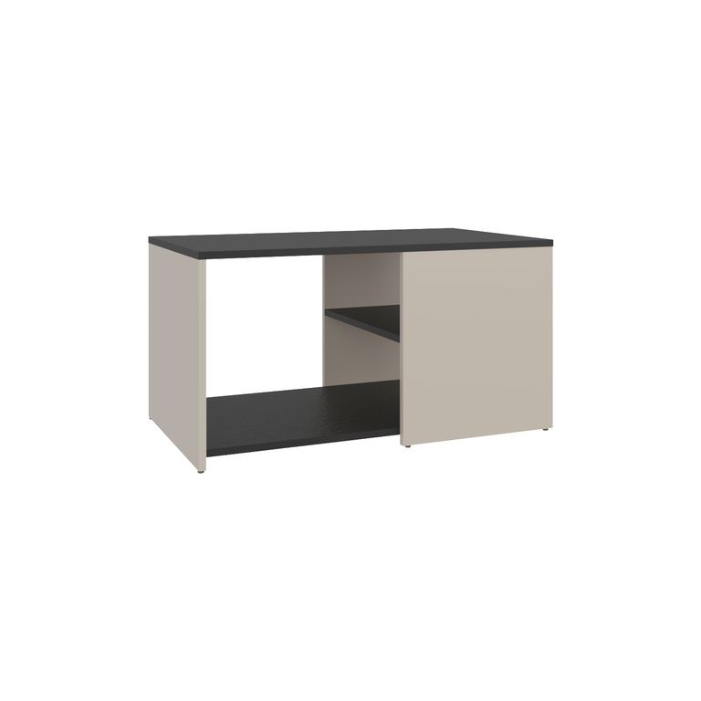 Mesa de centro Adel Capri y wengue 80x45x42.1 cm