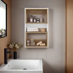 TUHOME - Mueble auxiliar Melamina 2 Nivel(es) 45x75.3x18.9 cm