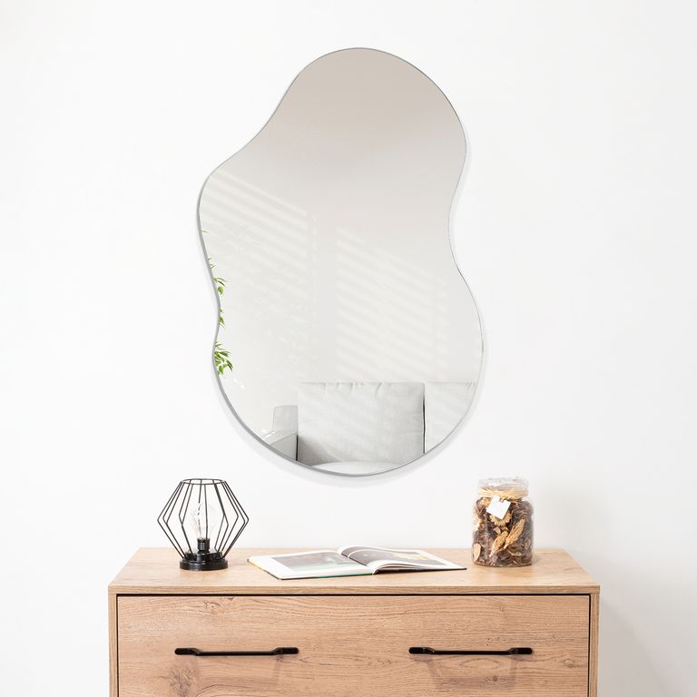 Espejo Baño Forma Irregular 54x84 cm Belaterra