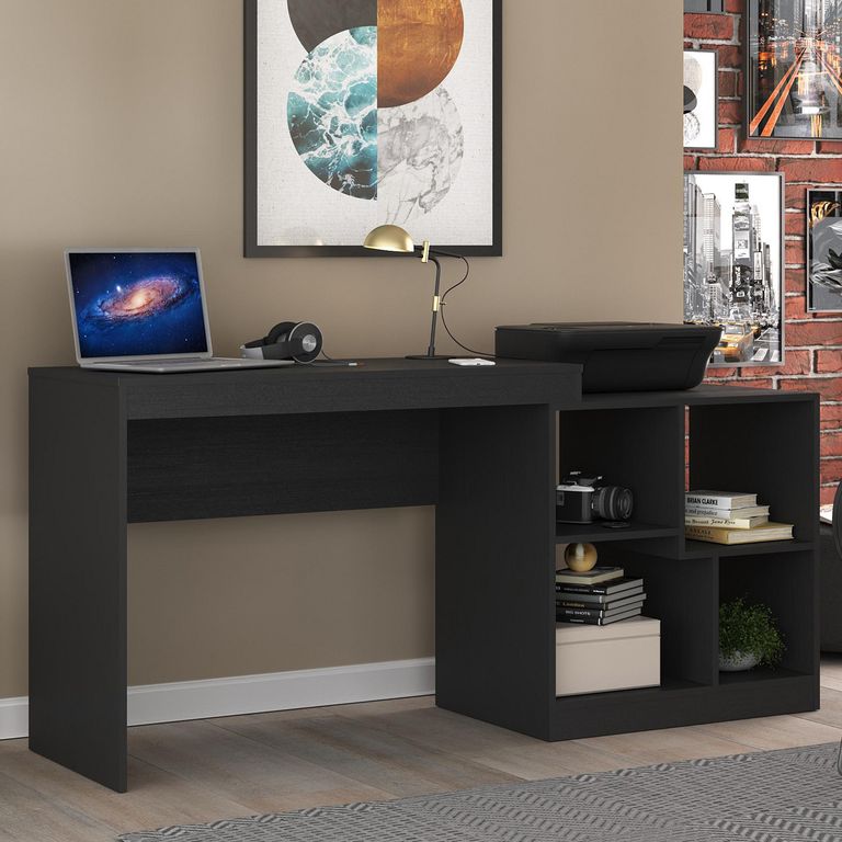 Escritorio HO-2904 Negro 160x75x45 cm