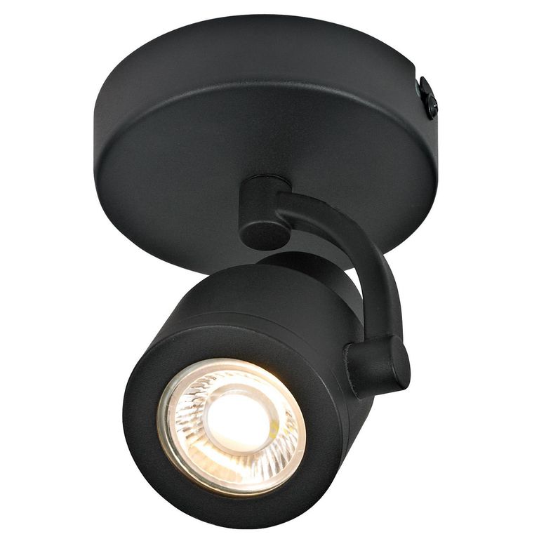 Foco Sobreponer Gu10 Komo Metal Negro