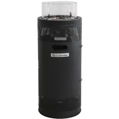 COMBI - Fogón Exterior a Gas Acero Negro