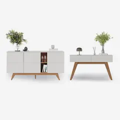DI PORETTI - Combo buffet Noronha Blanco 44.5x160x80.20 cm