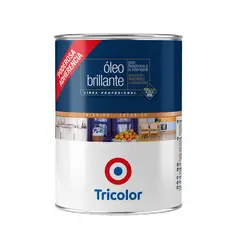 TRICOLOR - Oleo Profesional Tarro 0.25 galón(es) Brillante Blanco Perfecto