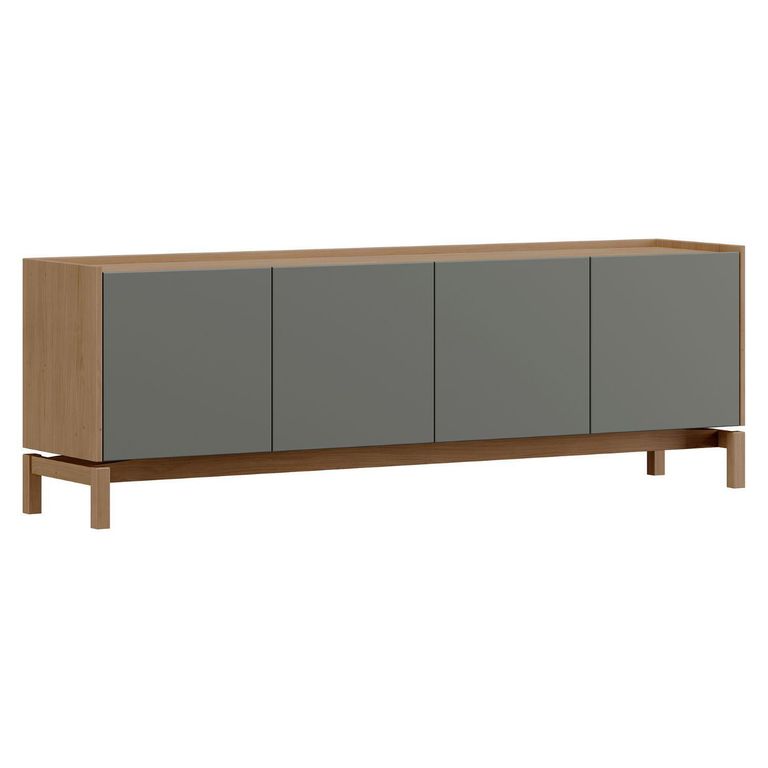 Rack TV 75 " Barcelona Verde 180x60x40 cm