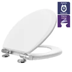 BRIGGS - Asiento madera ad redondo cierre suave bis SS304