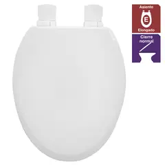 BRIGGS - Asiento madera ad elongado cierre normal bis