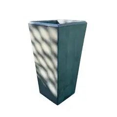 POTTERY - Macetero Grande de Polietileno 30.5x59.7 cm Plata