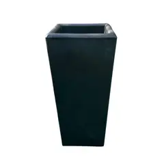 POTTERY - Macetero Grande de Polietileno 30.5x59.7 cm Negro