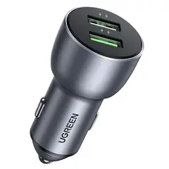 UGREEN - Cargador para Auto de 36W con 2 Puertos USB-A CD213