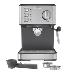 OSTER - Cafetera Espresso 5502 1.5 l 1100 W Plateado
