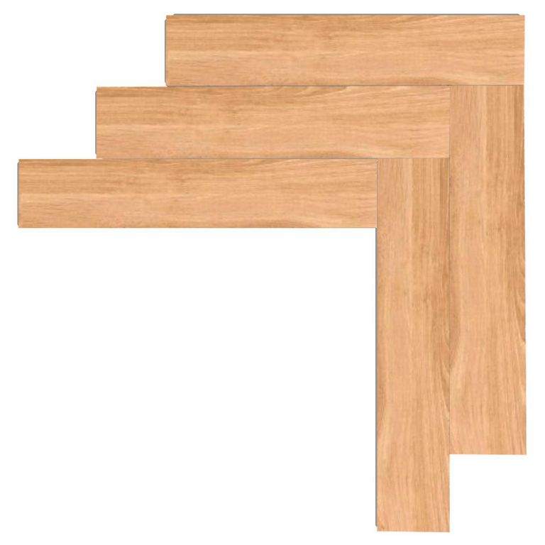 Piso Flotante Vinílico 4 mm 12.5x62.5 cm SPC Parquet Click Roble suave 1.56 m2