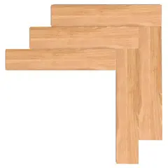 HOGA - Piso Flotante Vinílico 4 mm 12.5x62.5 cm SPC Parquet Click Roble suave 1.56 m2