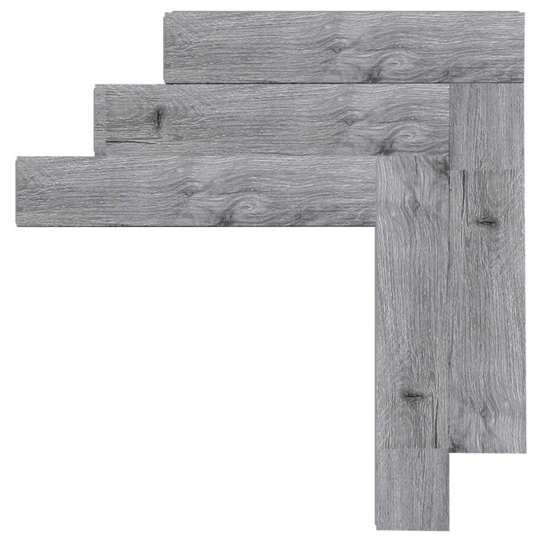 Piso Flotante Vinílico 4 mm 12.5x62.5 cm SPC Parquet Click Gris Londres 1.56 m2