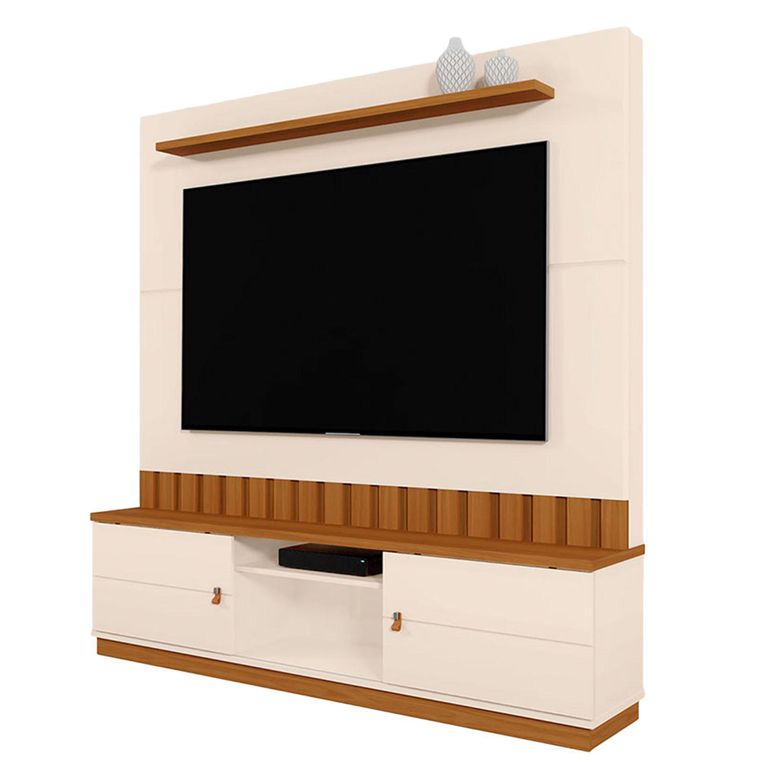 Home TV 70 " Florianopolis Beige 175x183.5x30 cm
