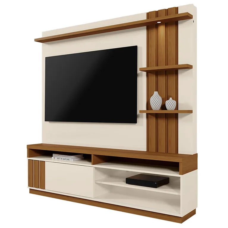 Home TV 55 " Mariana Beige 180x184x33 cm