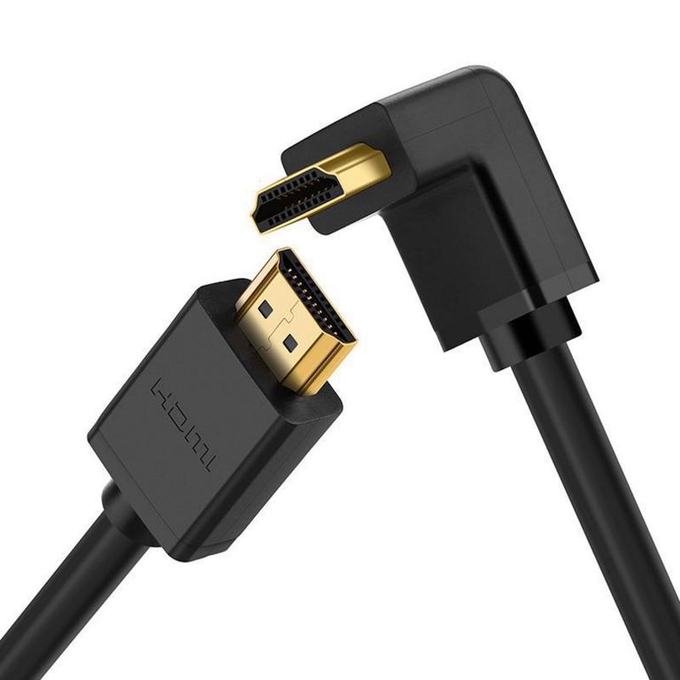 Cable HDMI 1.4 M/M Curvo 90 Grados 4K@30Hz 2 Metros HD103