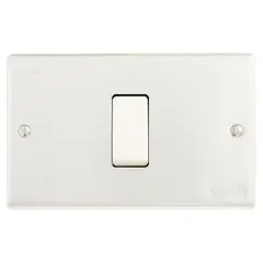 BTICINO - Interruptor Simple Armado (9/12) 10A Aluminio Oxidal
