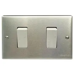 BTICINO - Interruptor doble 10 A Magic Gris claro