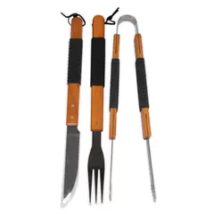 DORAL - Set parrillero brasas 3 Piezas