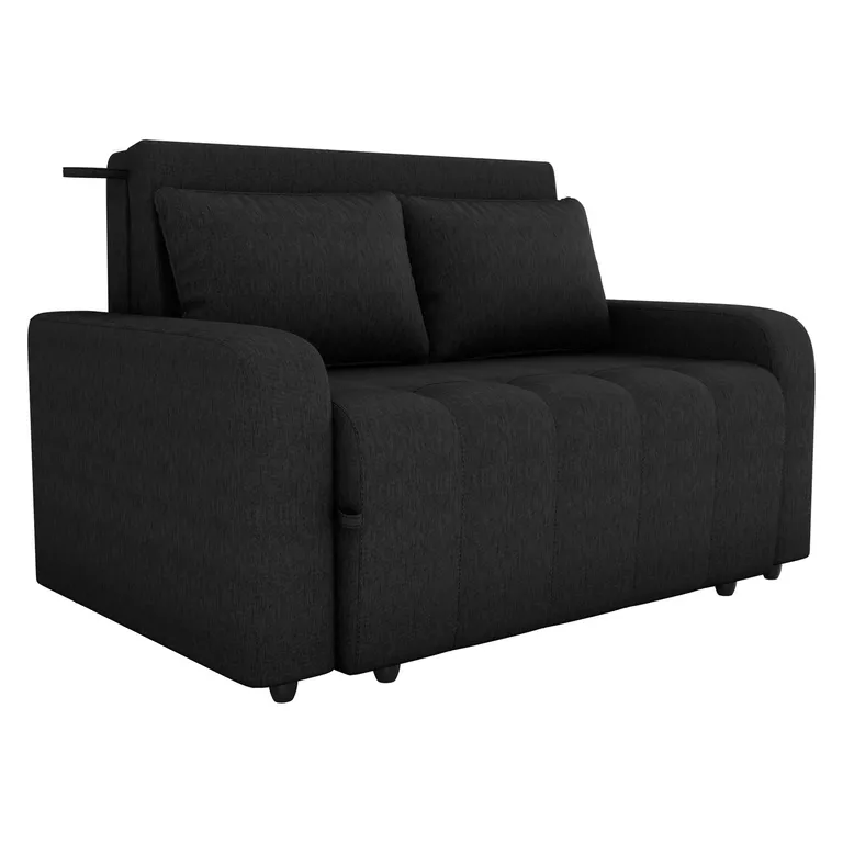 Sofá cama 2 cuerpos Amora G501 138x90x97 cm Negro