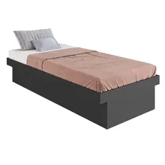 HOGA - Cama 1 plaza Bogotá Gris
