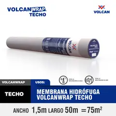 VOLCAN - Membrana Hidrófuga 110 Gr Volcanwrap Techo 75M2