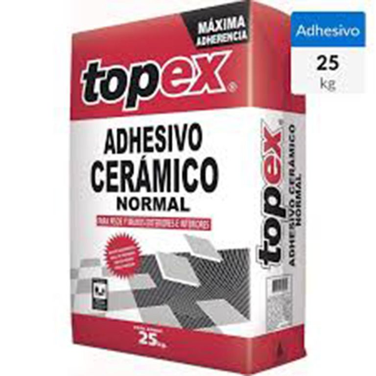 Adhesivo Piso y muro Superficie Rígido 25 kg